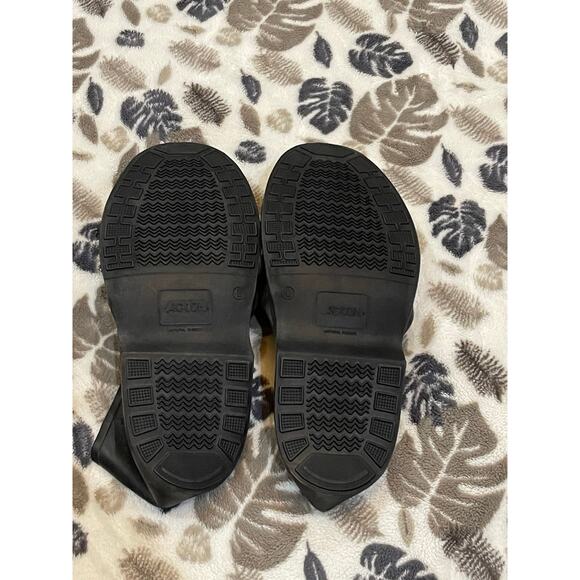 Acton, Urban Black Safety Overshoes Waterproof Traction Size Large
